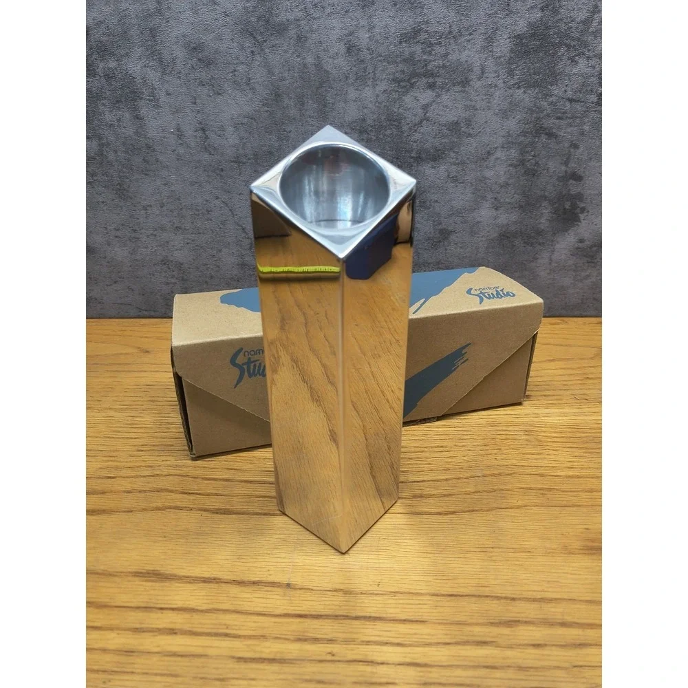 Vintage Nambe Studio Candle Holders 1994 - #6114 - 8